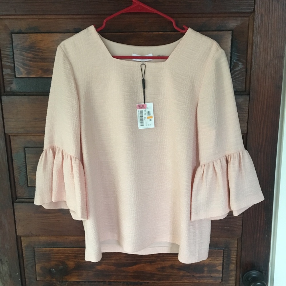 Calvin Klein Small blush pink top